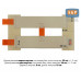 Багажный ремень "Вертикаль" для огнетушителя. Для пластика. 