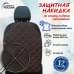 Накидка на спинку сиденья автомобиля. Искусственная кожа. 